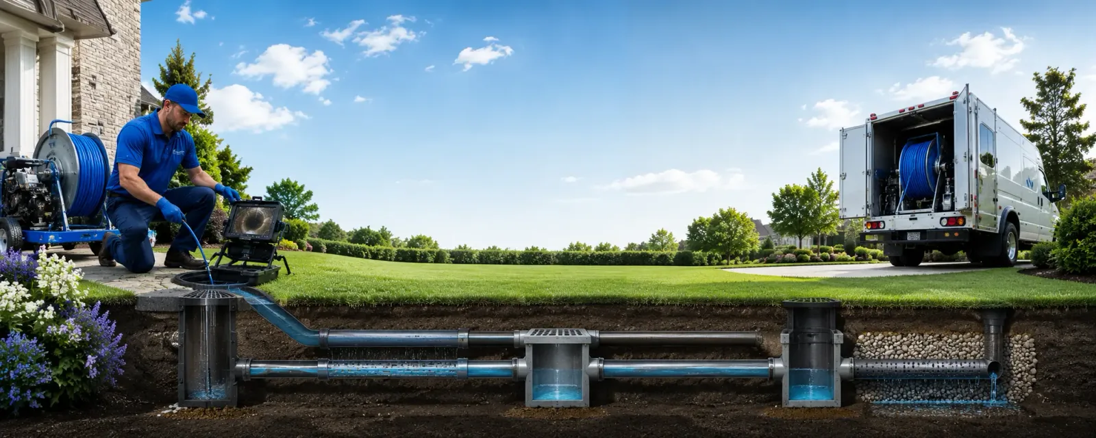 Outdoor drain cleaning information for Plains, KS